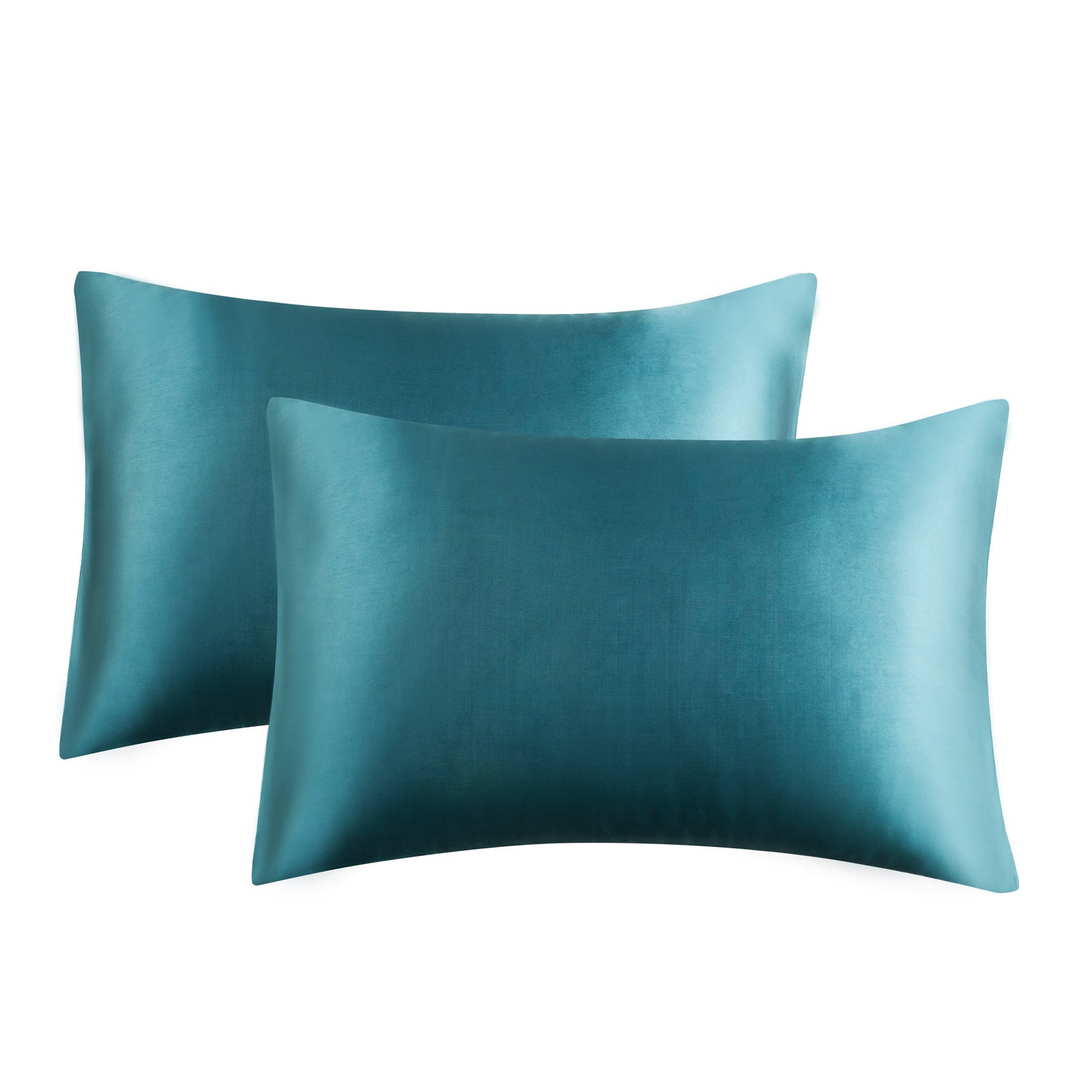 Solid Color Satin Imitation Silk Pillowcase - Calm Cloud Bedding